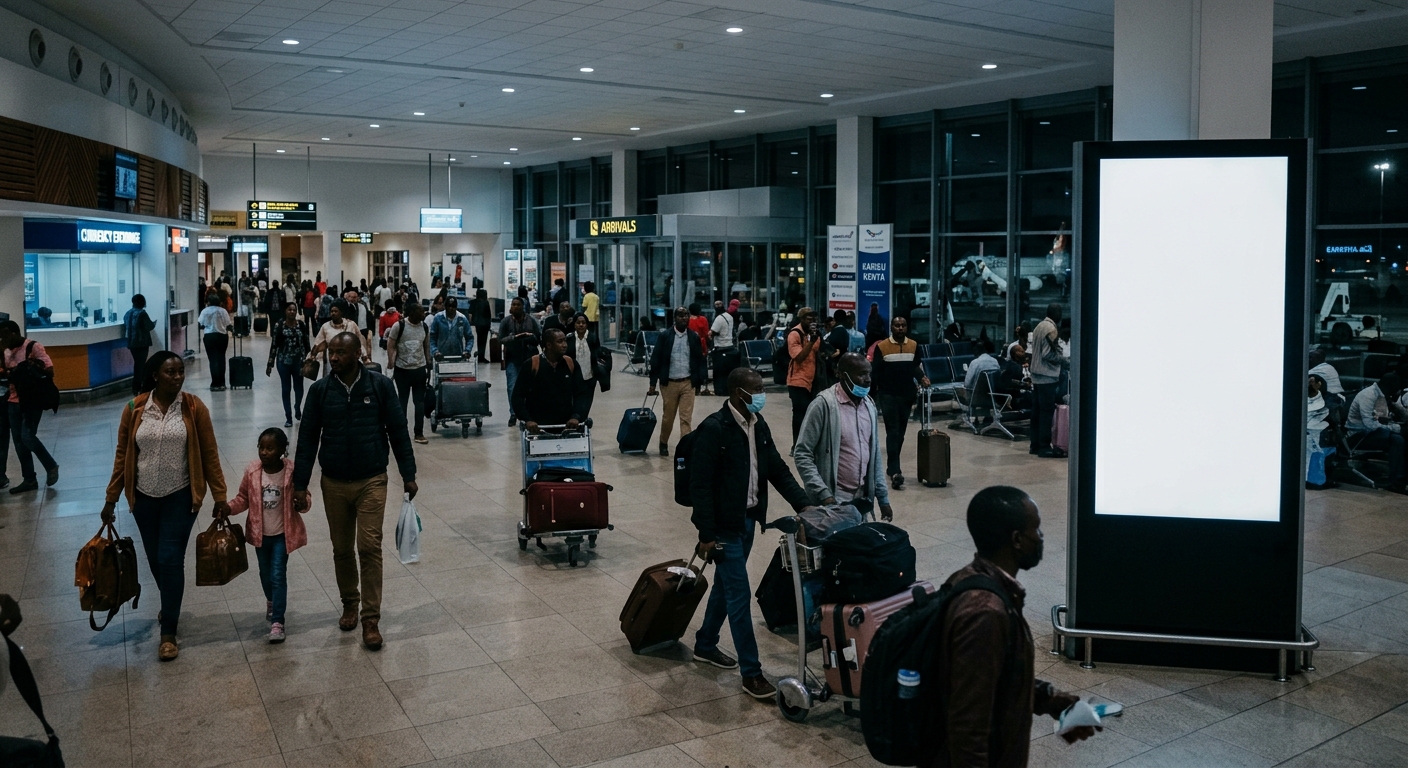 JKIA · Arrivals hall